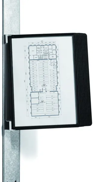 Durable Vario 磁性墙面 10 登记系统 黑色 A4