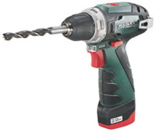 Metabo 无绳冲击钻 PowerMaxx SB Basic（含 2 个电池 + 充电器）